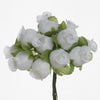 144 Artificial 3/4” White Poly Rose Buds DIY Wedding Bouquet Flowers Craft Decoration