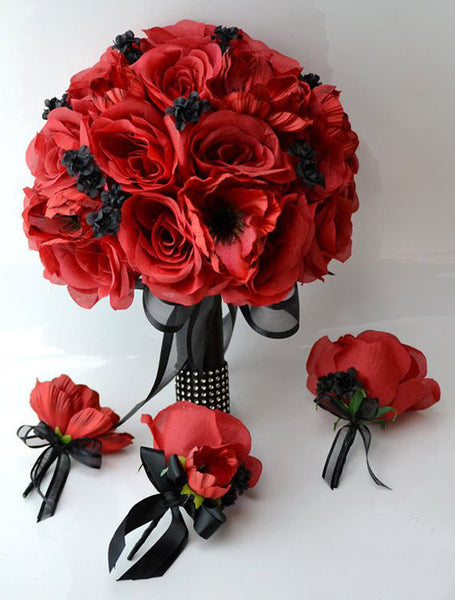 6 PCS Wholesale Bridal Wedding Foam Bouquet Holders  For Vase Centerpieces