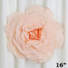 16" Large Foam Rose Backdrop Wall Decor - Blush - 4 pcs