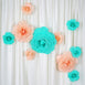 24" Large Foam Rose Backdrop Wall Decor - White - 2 pcs