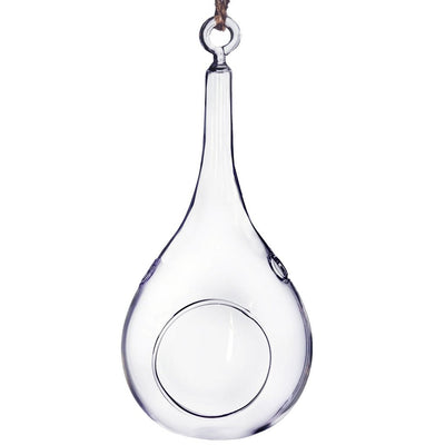 Freefalling Teardrop Glass Terrarium 6/pk
