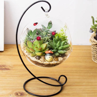 hanging artificial succulents Set of 3