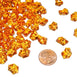 Orange Mini Acrylic Ice Rock Crystals Wedding Party Event Table Vase Decoration - 400/pk