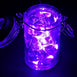 90" Purple Starry String Lights Battery Operated with 20 Micro Bright LEDs