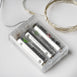 90" White Starry String Lights Battery Operated with 20 Micro Bright LEDs
