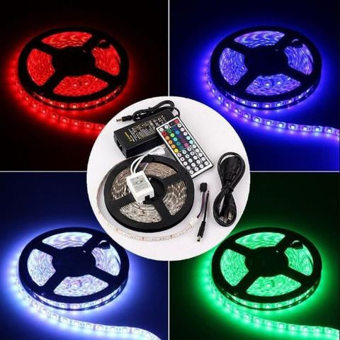 Wholesale 5M Long 300 Assorted LED Waterproof Strip Light 5050 + Remote