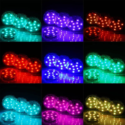 4 x Fairy Nest LED Vase Lights – Remote-Controlled Assorted Colors