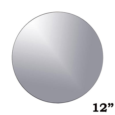 12" Round Circle Glass Mirror - Pack of 4