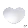 8" Heart Glass Mirror - pack of 6