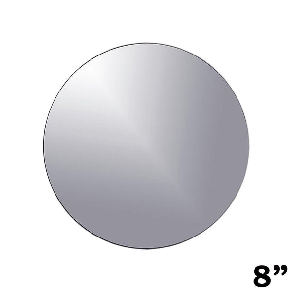 8" Round Circle Glass Mirror - pack of 6