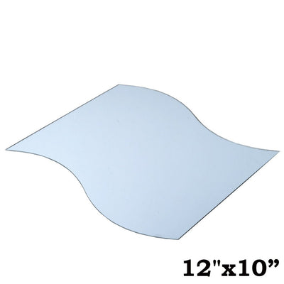 12 x 10" Wave Glass Mirror - pack of 6