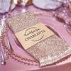 20"x 20" Premium Champagne Sequin Napkins For Wedding Reception Banquet Tableware
