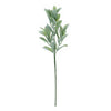 Pack of 2 | 24inches Frosted Green Artificial Flocked Lambs Ear Leaf Spray#whtbkgd