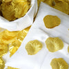 500 Silk Rose Petals For Wedding Party Table Confetti Decoration - Gold