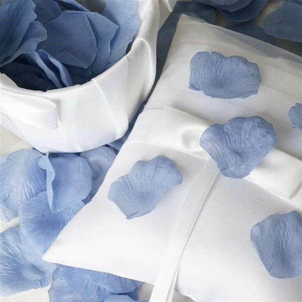 500 Silk Rose Petals For Wedding Party Table Confetti Decoration - Periwinkle