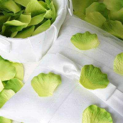 500 Silk Rose Petals For Wedding Party Table Confetti Decoration - Sage