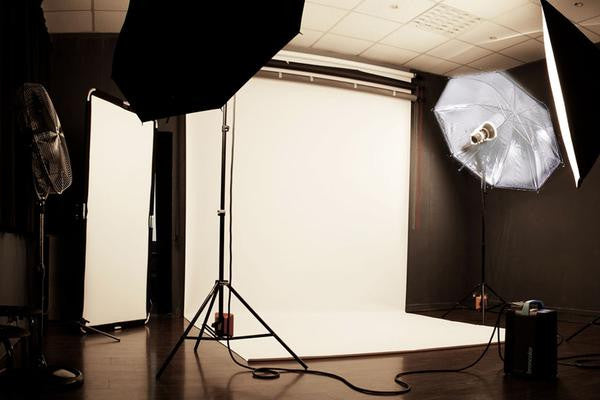 Photography Photo Portrait Studio 600W Day Light Black/Silver Umbrella Continuous Lighting Kit
