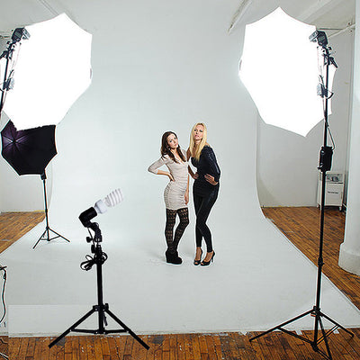 Photography Photo Portrait Studio 600W Day Light White Umbrella Continuous Lighting Kit