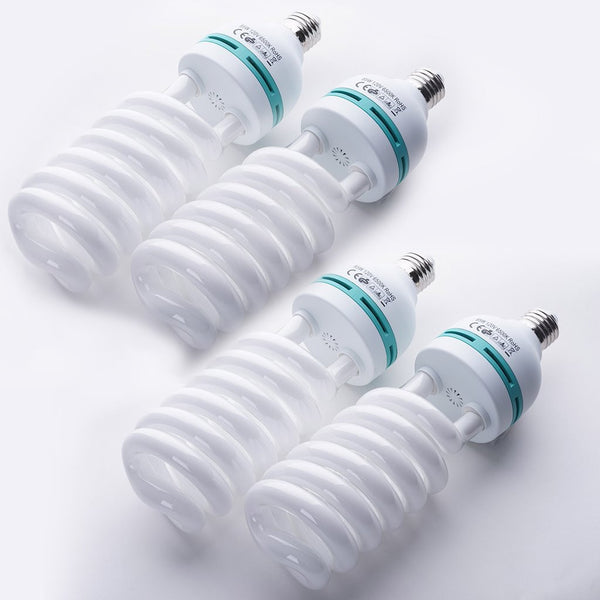 1200 Watts White Umbrella Soft box Continuous Lighting Photo Video Studio Kit With Chromakey Background Muslins (Green Black White)