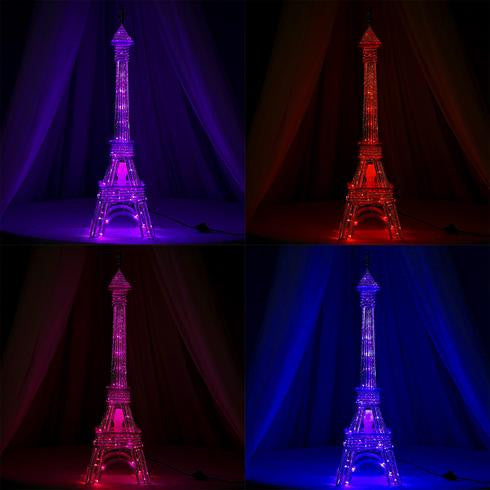 39" Color Changing LED Metal Eiffel Tower Wedding Event Party Columns - 1PCS