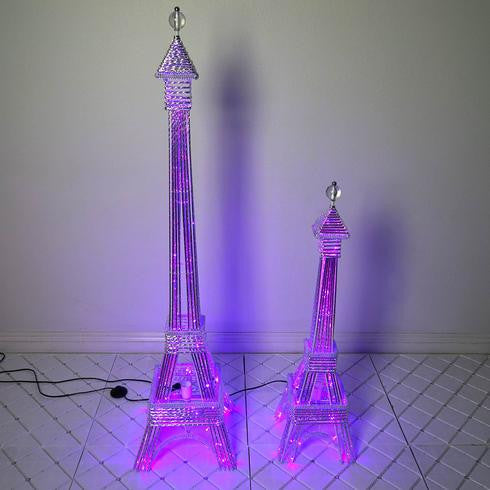 39" Color Changing LED Metal Eiffel Tower Wedding Event Party Columns - 1PCS