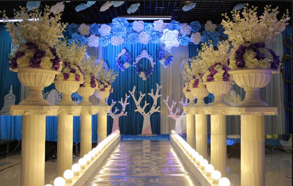 36" Tall Empire Roman Decorative Wedding Columns - 4 PCS - Height Adjustable