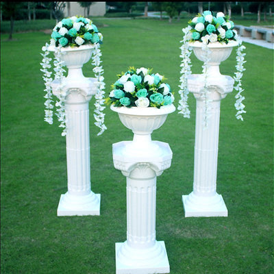 2 Pillars Wedding Party Event Decoration Roman Column Venue Floral Flower  Stand