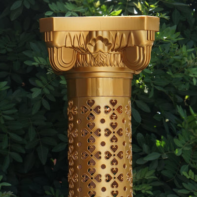 41" Tall Gold Venetian Artistic Roman Wedding Decorative Columns - 4PCS/Set
