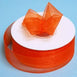 7/8" Organza Ribbon-Coral Orange