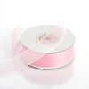 7/8" x 25 Yards Sheer Organza Ribbon - Pink
