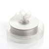7/8" x 25 Yards Sheer Organza Ribbon - Silver