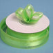 7/8" Organza Satin Center-Apple Green