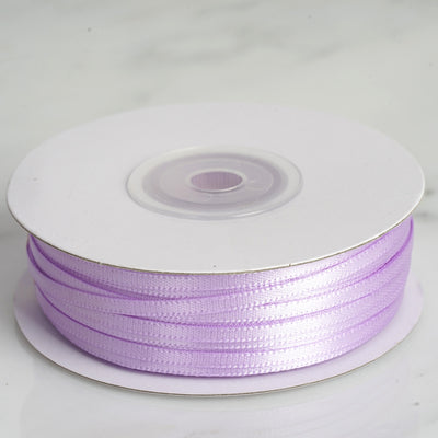 1/8" x 100 Yards Solid Satin Ribbon - Lavender