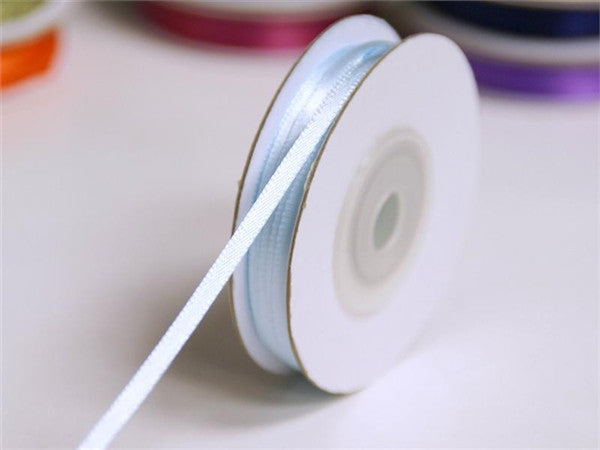1/16" x 100 Yards Solid Satin Ribbon - Light Blue