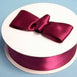 1.5" x 50 Yards Solid Satin Ribbon - Burgundy