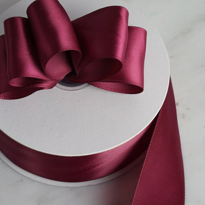 Purple Wired Ribbon for Crafts, Satin Ribbon for Gift Wrapping