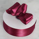 1.5" x 50 Yards Solid Satin Ribbon - Burgundy
