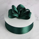 1.5" x 50 Yards Solid Satin Ribbon - Hunter Green