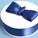 1.5" x 50 Yards Solid Satin Ribbon - Navy Blue