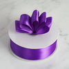1.5" x 50 Yards Solid Satin Ribbon - Purple