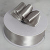 1.5" x 50 Yards Solid Satin Ribbon - Silver