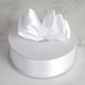 1.5" x 50 Yards Solid Satin Ribbon - White