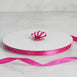 3/8" x 100 Yards Solid Satin Ribbon - Fuchsia