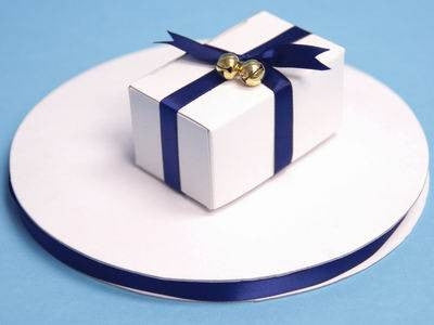 3/8" Satin Ribbon-Navy Blue