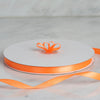 3/8" x 100 Yards Solid Satin Ribbon - Orange