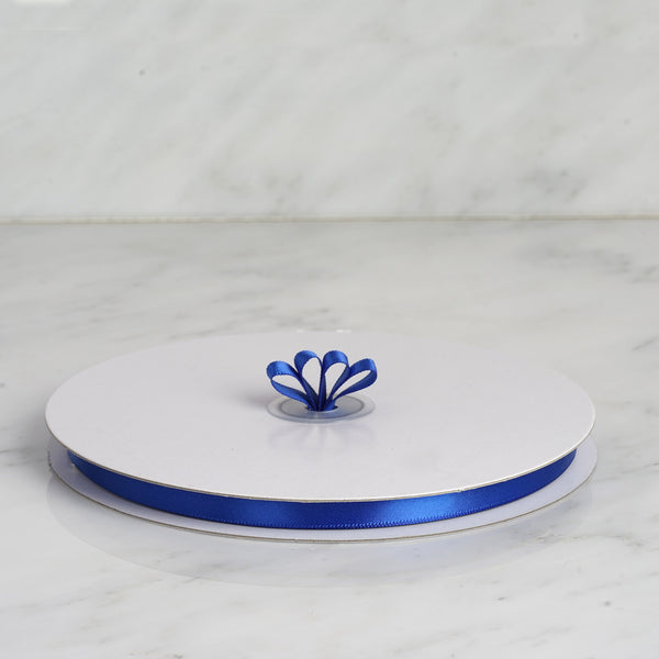 3/8" x 100 Yards Solid Satin Ribbon - Royal Blue