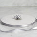 3/8" x 100 Yards Solid Satin Ribbon - Silver