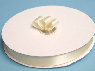 7/8" Satin Ribbon-Ivory