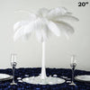 20" White Eiffel Tower Wedding Glass Vases-12 PCS
