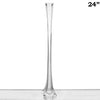 24" Clear Eiffel Tower Vases-12pc